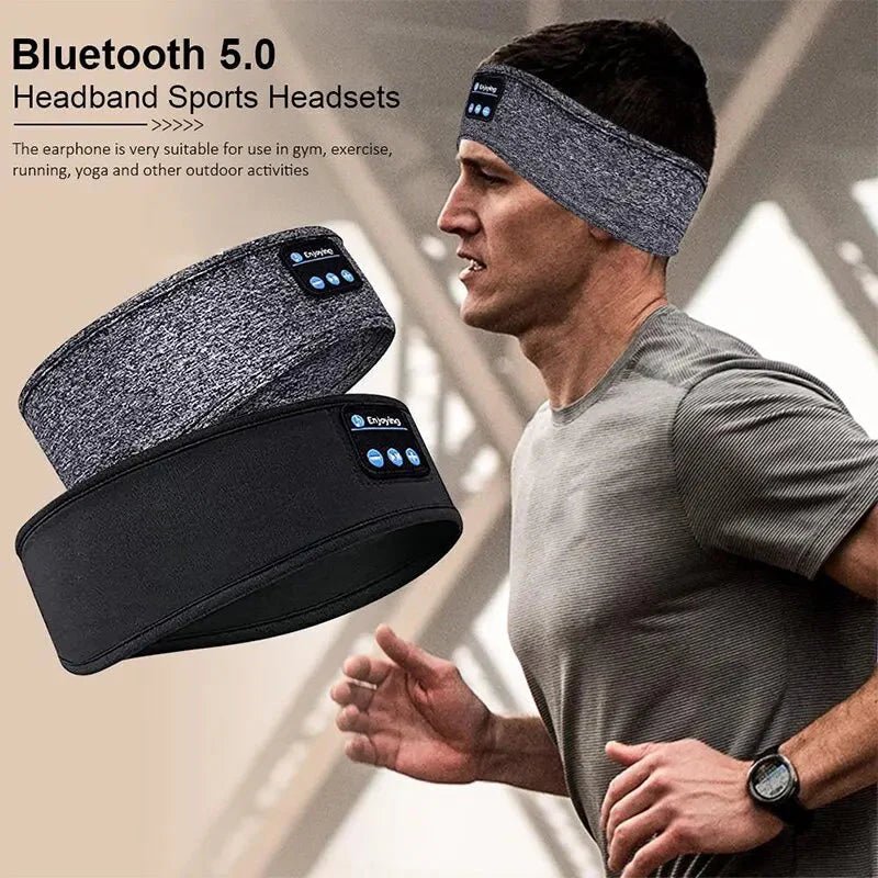 Bluetooth Sleep Headband – Wireless Headphones, Built - In Speakers, Comfortable Fabric, 10 - Hour Battery Life - UniHaven, USA