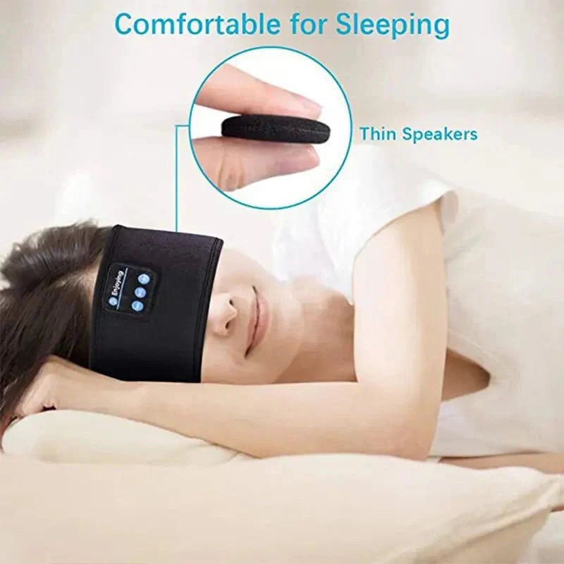 Bluetooth Sleep Headband – Wireless Headphones, Built - In Speakers, Comfortable Fabric, 10 - Hour Battery Life - UniHaven, USA