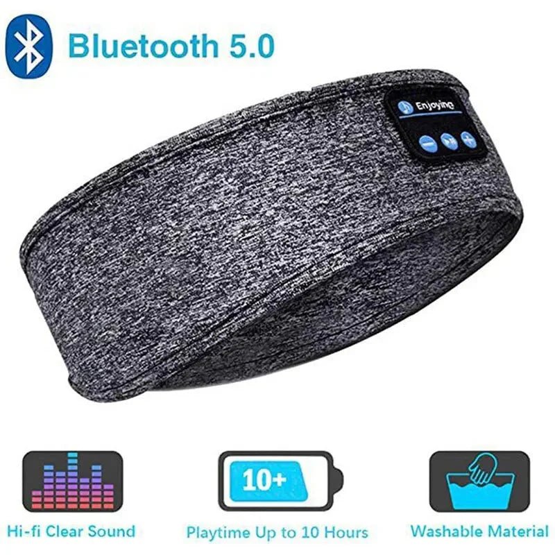 Bluetooth Sleep Headband – Wireless Headphones, Built - In Speakers, Comfortable Fabric, 10 - Hour Battery Life - UniHaven, USA