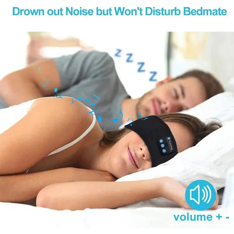 Bluetooth Sleep Headband – Wireless Headphones, Built - In Speakers, Comfortable Fabric, 10 - Hour Battery Life - UniHaven, USA