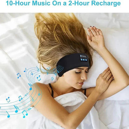 Bluetooth Sleep Headband – Wireless Headphones, Built - In Speakers, Comfortable Fabric, 10 - Hour Battery Life - UniHaven, USA
