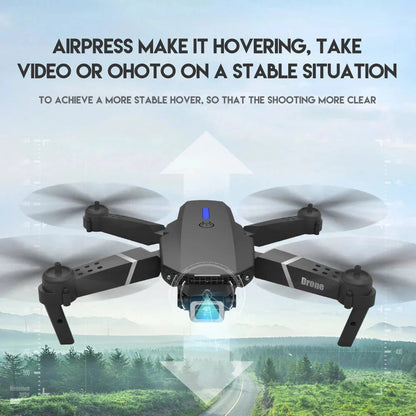 E88 Pro Foldable Quadcopter Drone - WIFI FPV, HD 4K Camera, Altitude Hold - UniHaven, USA