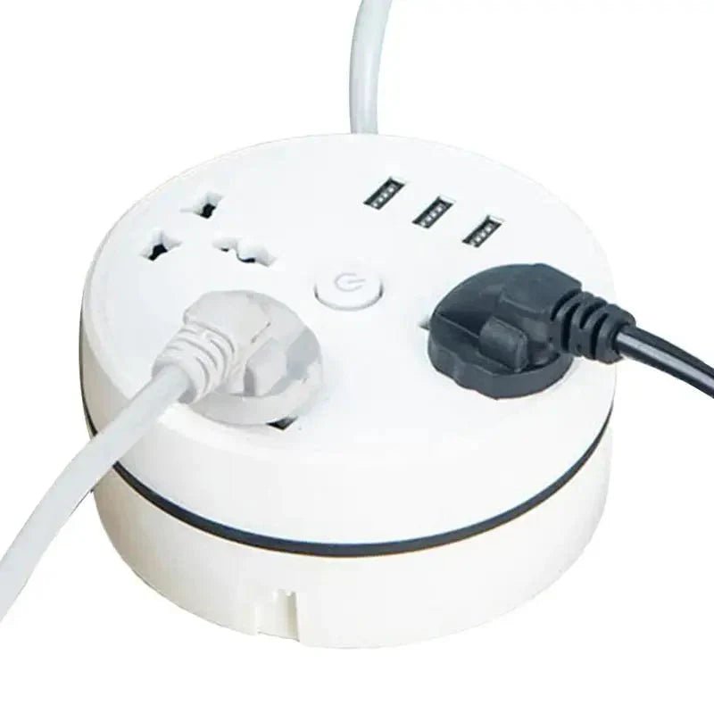 EU Plug AC Outlet Smart Home Power Strip – Multipurpose Electrical Extension Cord with USB Ports & Fast Charging - UniHaven, USA