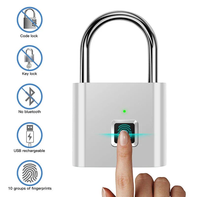 Smart Fingerprint Padlock - UniHaven, USA