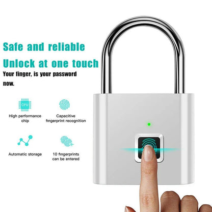 Smart Fingerprint Padlock - UniHaven, USA